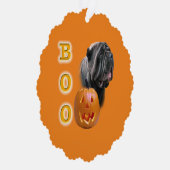 ナポリタンマスチフハロウィーンBOO オーナメントカード (右)