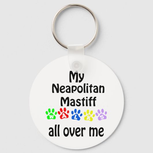 ナポリタンマスティフウォーズデザイン キーホルダー (正面)