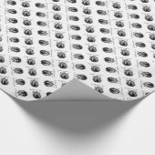 ナポリタンマスティフハッピー顔 ラッピングペーパー (角)