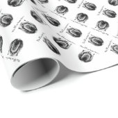 ナポリタンマスティフハッピー顔 ラッピングペーパー (ロールコーナー)