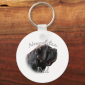 ナポリタンマスティフパパ2 キーホルダー (正面)