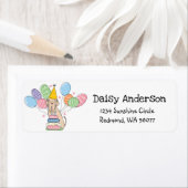 ナポリタンマスティフ誕生日差出人住所ラベル ラベル (インサイチュ)