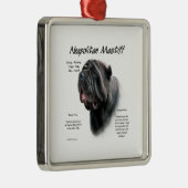 ナポリタンマスティフ(blk)履歴デザイン メタルオーナメント (右)