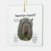 ナポリタンマスティフ(tawny)歴史デザイン セラミックオーナメント (左)