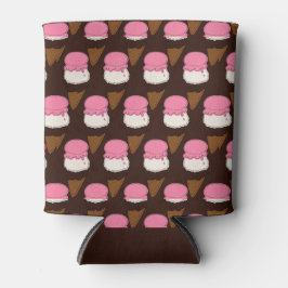 ナポリタン縫いアイスクリームコーン1クーラーボックス 缶クーラー