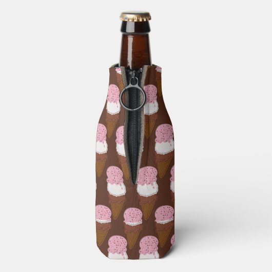 ナポリタン縫いアイスクリームコーン2 – ボットルクール ボトルクーラー (ボトル裏面)