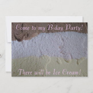 ナポリタン「Will Be Ice Cream」 Bdayパーティー招待状 招待状