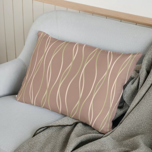 ナポリターノ・マッキアト・ピスタチオ・リボン。 アクセントクッション