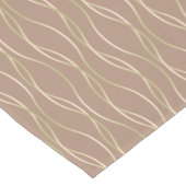 ナポリターノ・マッキアト・ピスタチオ・リボン。 ショートテーブルランナー (コーナー)