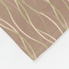 ナポリターノ・マッキアトPistachioリボンと影。 フリースブランケット