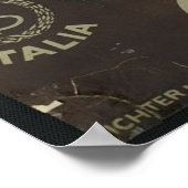 ナポリナポリヴィンテージトラベルポスターアドレトロプリント ポスター (角)