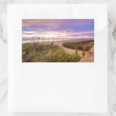 ナポリビーチショア&カム海 |フロリダ 長方形シール (バッグ)