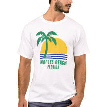 ナポリビーチ フロリダ メンズTシャツ