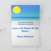 ナポリフロリダのクリスマスカード。 それを個人化して下さい シーズンカード (内部)