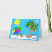 ナポリフロリダのクリスマスカード。  それを個人化して下さい シーズンカード (正面)