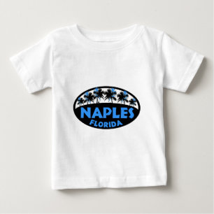 ナポリフロリダの黒く青いやし ベビーTシャツ