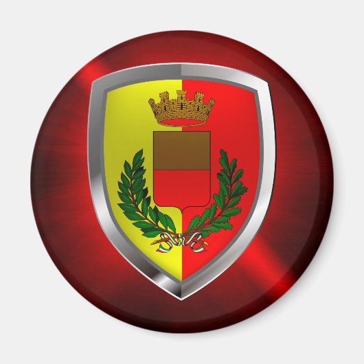 ナポリメトタリックエンブレム マグネット (正面)