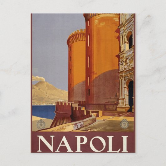 ナポリヴィンテージナポリイタリアポストカード ポストカード (正面)