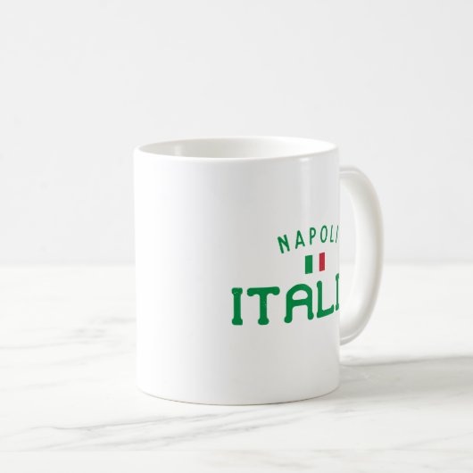 ナポリ動揺してイタリア(ナポリ・イタリア) コーヒーマグカップ (正面右)