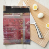 ナポリ反射 キッチンタオル (四つ折り)