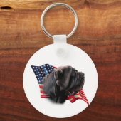 ナポリ国旗 キーホルダー (裏面)