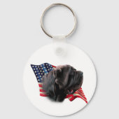 ナポリ国旗 キーホルダー (裏面)