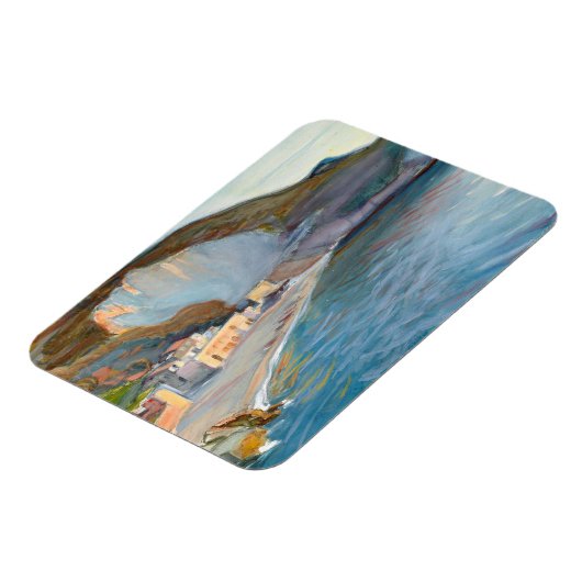 ナポリ地方からの海岸景観、エンケル マグネット (左側)