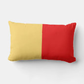 ナポリ市旗イタリアのシンボルナポリ ランバークッション (裏面)