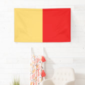 ナポリ市旗イタリアのシンボルナポリ 横断幕 (インサイチュ)