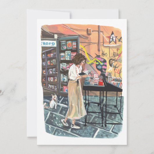 ナポリ書店 招待状 (正面)