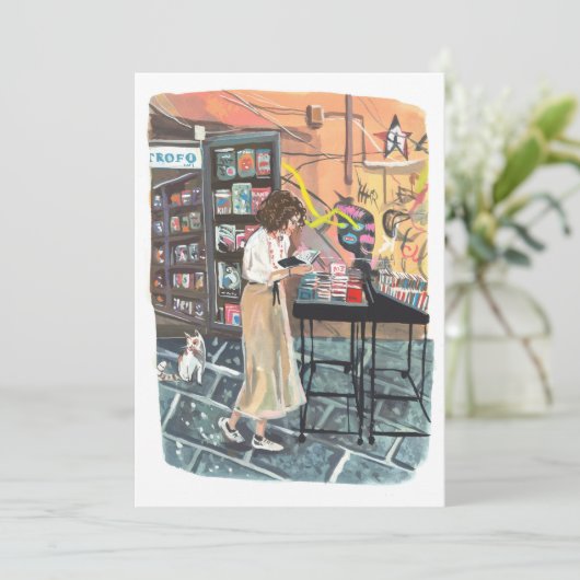 ナポリ書店 招待状 (スタンド正面)