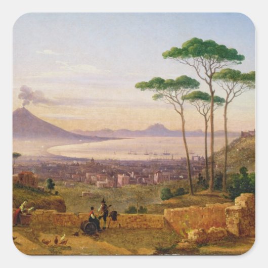 ナポリ湾 スクエアシール (正面)