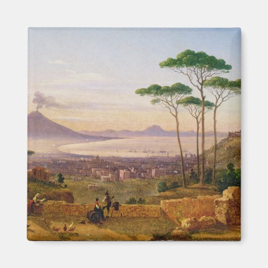 ナポリ湾 マグネット (正面)