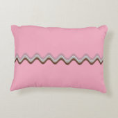 ナポリ無地のピンクメインアクセント枕 アクセントクッション (裏面)