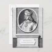 ナポリ王レネ・ダンジュ ポストカード (正面/裏面)