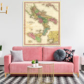 ナポリ王国または二つのシチリア キャンバスプリント (インサイチュ (リビング))