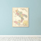 ナポリ王国または二シチリア王国 キャンバスプリント (インサイチュ (ウッドフロア))