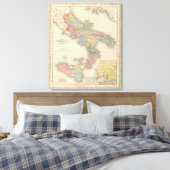 ナポリ王国または二シチリア王国 キャンバスプリント (インサイチュ (寝室))