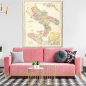 ナポリ王国または二シチリア王国 キャンバスプリント (インサイチュ (リビング))