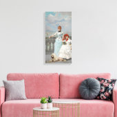 ナポリ美しいエレガントイタリアン(Young Women) キャンバスプリント (インサイチュ (リビング))