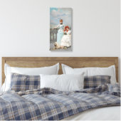 ナポリ美しいエレガントイタリアン(Young Women) キャンバスプリント (インサイチュ (寝室))