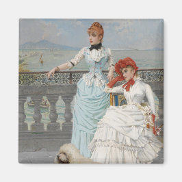 ナポリ美しいエレガントイタリアン(Young Women) マグネット