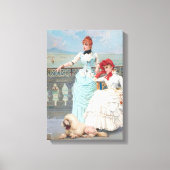 ナポリ美しいバイヴィットリオマッテオコルコス キャンバスプリント (正面)