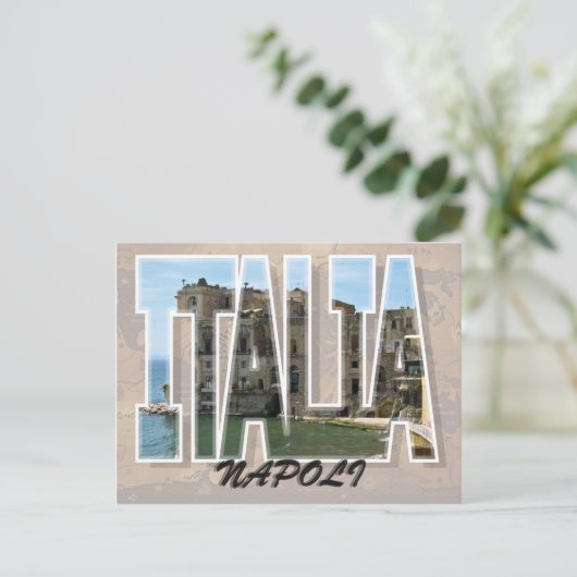 ナポリ,イタリアのはがき ポストカード (スタンド正面)