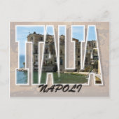 ナポリ,イタリアのはがき ポストカード (正面)