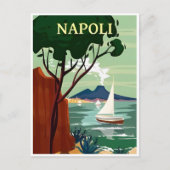 ナポリ,イタリアのヴィンテージ旅行ナポリイタリアンヨーロッパ ポストカード (正面)