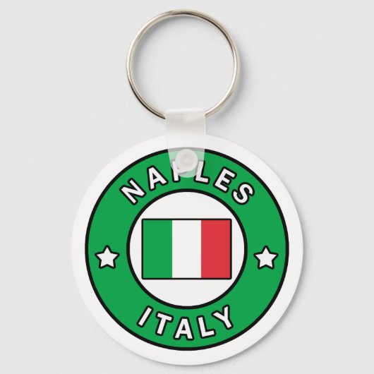 ナポリ・イタリア キーホルダー (正面)