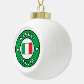 ナポリ イタリア セラミックボールオーナメント (右)