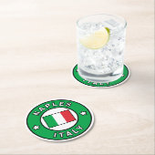 ナポリ・イタリア ラウンドペーパーコースター (インサイチュ)