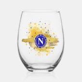 ナポリ・カンピオンダリア2025 ステムなしワイングラス (裏面)